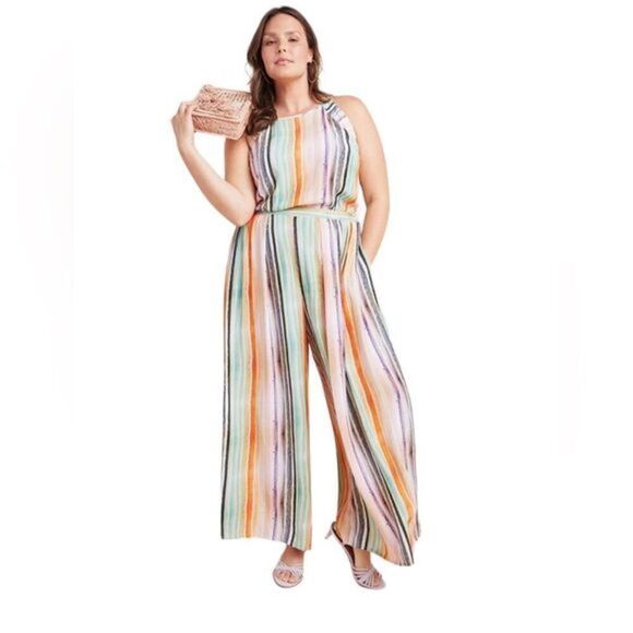 BL-NK London Gallery Row Jumpsuit size large - Picture 1 of 13